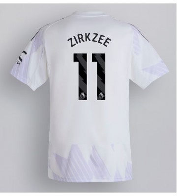 Manchester United Joshua Zirkzee #11 Venkovní Dres 2025-26 Krátký Rukáv