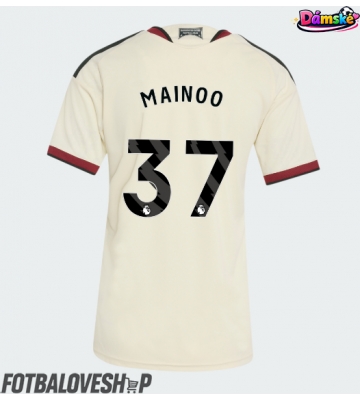 Manchester United Kobbie Mainoo #37 Dámské Alternativní Dres 2026-27 Krátký Rukáv
