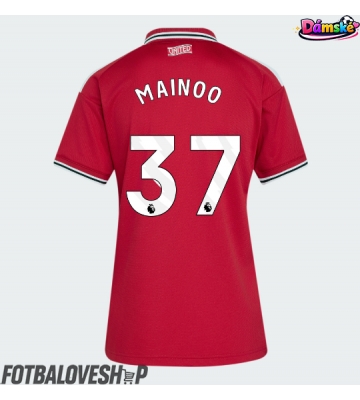 Manchester United Kobbie Mainoo #37 Dámské Domácí Dres 2026-27 Krátký Rukáv