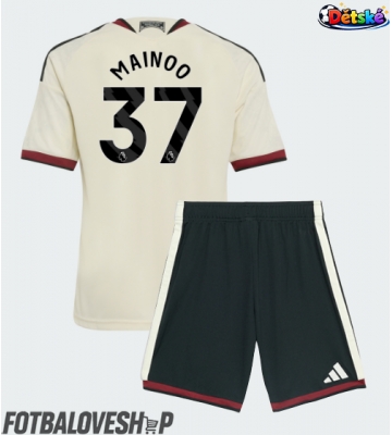Manchester United Kobbie Mainoo #37 Dětské Alternativní Dres 2026-27 Krátký Rukáv (+ trenýrky)