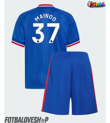 Manchester United Kobbie Mainoo #37 Dětské Venkovní Dres 2026-27 Krátký Rukáv (+ trenýrky)