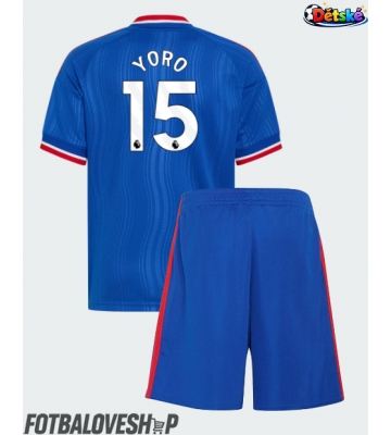 Manchester United Leny Yoro #15 Dětské Venkovní Dres 2026-27 Krátký Rukáv (+ trenýrky)