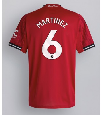 Manchester United Lisandro Martinez #6 Domácí Dres 2025-26 Krátký Rukáv