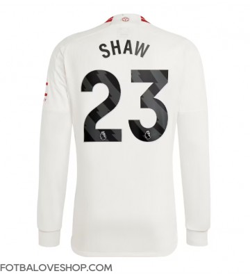 Manchester United Luke Shaw #23 Alternativní Dres 2023-24 Dlouhý Rukáv