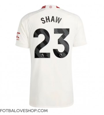 Manchester United Luke Shaw #23 Alternativní Dres 2023-24 Krátký Rukáv