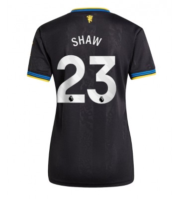 Manchester United Luke Shaw #23 Dámské Alternativní Dres 2025-26 Krátký Rukáv