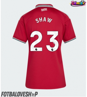 Manchester United Luke Shaw #23 Dámské Domácí Dres 2026-27 Krátký Rukáv