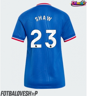 Manchester United Luke Shaw #23 Dámské Venkovní Dres 2026-27 Krátký Rukáv