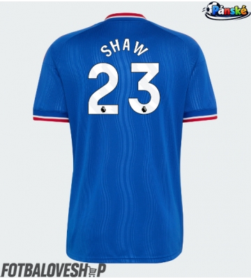 Manchester United Luke Shaw #23 Venkovní Dres 2026-27 Krátký Rukáv
