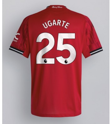 Manchester United Manuel Ugarte #25 Domácí Dres 2025-26 Krátký Rukáv