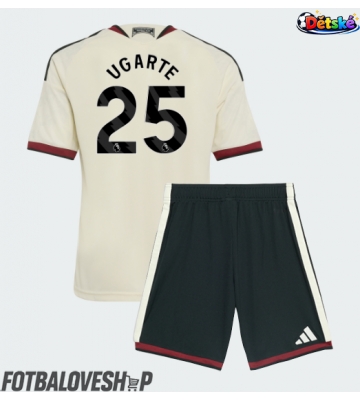 Manchester United Manuel Ugarte #25 Dětské Alternativní Dres 2026-27 Krátký Rukáv (+ trenýrky)