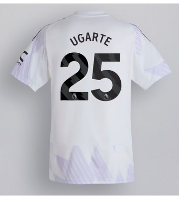 Manchester United Manuel Ugarte #25 Venkovní Dres 2025-26 Krátký Rukáv