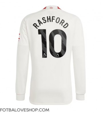 Manchester United Marcus Rashford #10 Alternativní Dres 2023-24 Dlouhý Rukáv