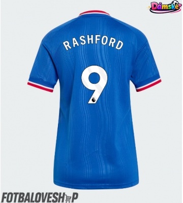 Manchester United Marcus Rashford #9 Dámské Venkovní Dres 2026-27 Krátký Rukáv