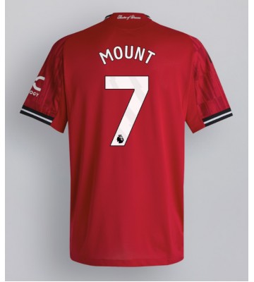 Manchester United Mason Mount #7 Domácí Dres 2025-26 Krátký Rukáv