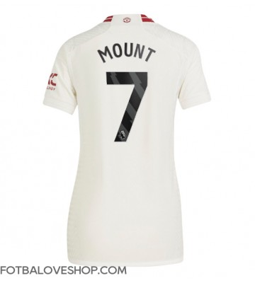 Manchester United Mason Mount #7 Dámské Alternativní Dres 2023-24 Krátký Rukáv