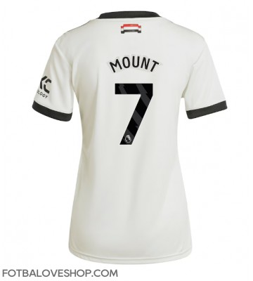 Manchester United Mason Mount #7 Dámské Alternativní Dres 2024-25 Krátký Rukáv