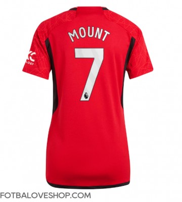 Manchester United Mason Mount #7 Dámské Domácí Dres 2023-24 Krátký Rukáv