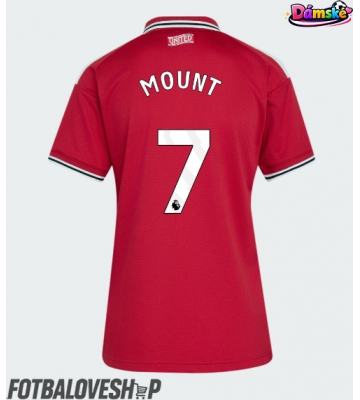 Manchester United Mason Mount #7 Dámské Domácí Dres 2026-27 Krátký Rukáv