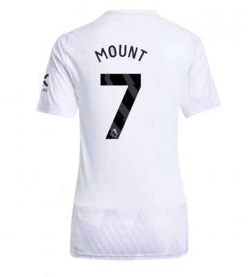 Manchester United Mason Mount #7 Dámské Venkovní Dres 2025-26 Krátký Rukáv