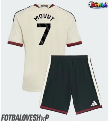 Manchester United Mason Mount #7 Dětské Alternativní Dres 2026-27 Krátký Rukáv (+ trenýrky)