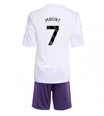 Manchester United Mason Mount #7 Dětské Venkovní Dres 2025-26 Krátký Rukáv (+ trenýrky)