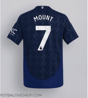 Manchester United Mason Mount #7 Venkovní Dres 2024-25 Krátký Rukáv