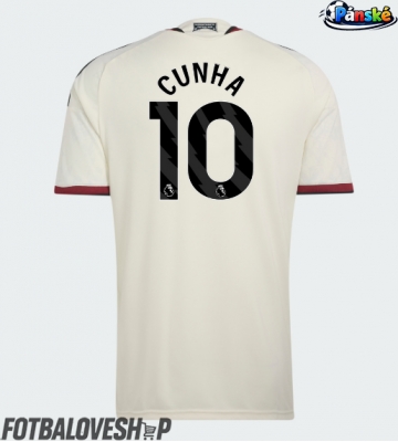Manchester United Matheus Cunha #10 Alternativní Dres 2026-27 Krátký Rukáv
