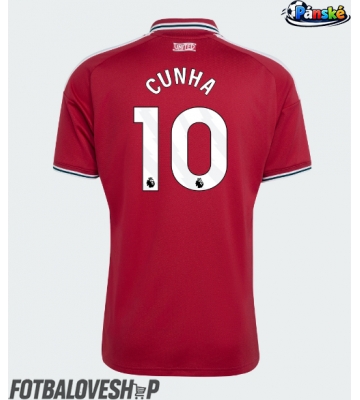 Manchester United Matheus Cunha #10 Domácí Dres 2026-27 Krátký Rukáv