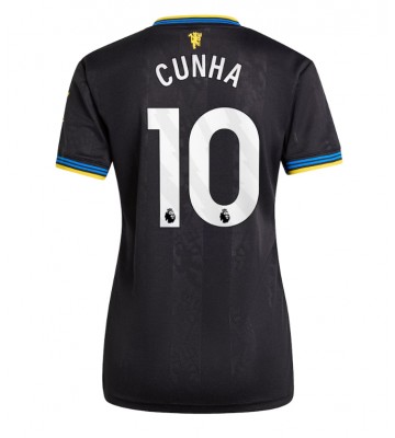 Manchester United Matheus Cunha #10 Dámské Alternativní Dres 2025-26 Krátký Rukáv
