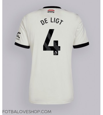 Manchester United Matthijs de Ligt #4 Alternativní Dres 2024-25 Krátký Rukáv