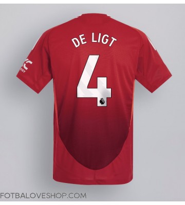 Manchester United Matthijs de Ligt #4 Domácí Dres 2024-25 Krátký Rukáv