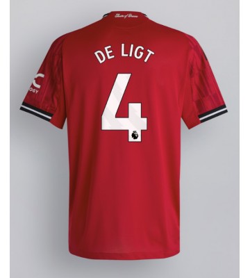Manchester United Matthijs de Ligt #4 Domácí Dres 2025-26 Krátký Rukáv