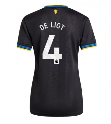 Manchester United Matthijs de Ligt #4 Dámské Alternativní Dres 2025-26 Krátký Rukáv