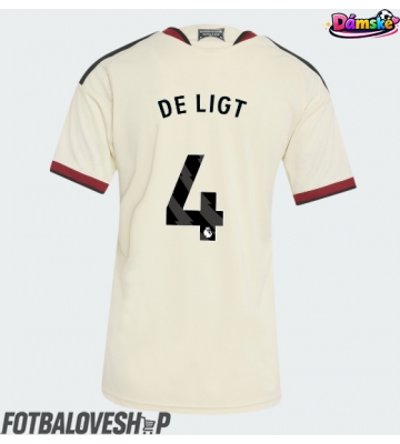 Manchester United Matthijs de Ligt #4 Dámské Alternativní Dres 2026-27 Krátký Rukáv