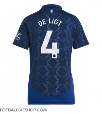Manchester United Matthijs de Ligt #4 Dámské Venkovní Dres 2024-25 Krátký Rukáv