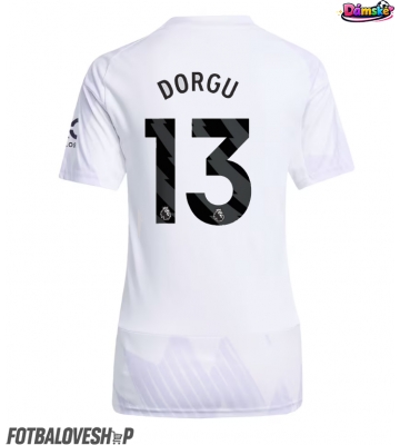 Manchester United Patrick Dorgu #13 Dámské Venkovní Dres 2025-26 Krátký Rukáv