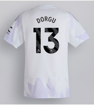 Manchester United Patrick Dorgu #13 Venkovní Dres 2025-26 Krátký Rukáv