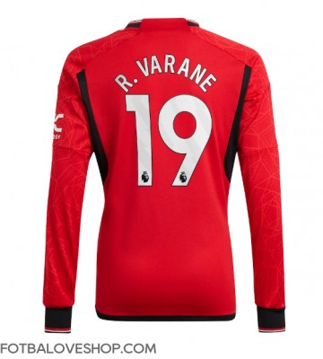 Manchester United Raphael Varane #19 Domácí Dres 2023-24 Dlouhý Rukáv