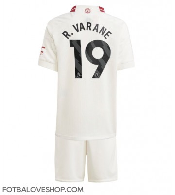 Manchester United Raphael Varane #19 Dětské Alternativní Dres 2023-24 Krátký Rukáv (+ trenýrky)