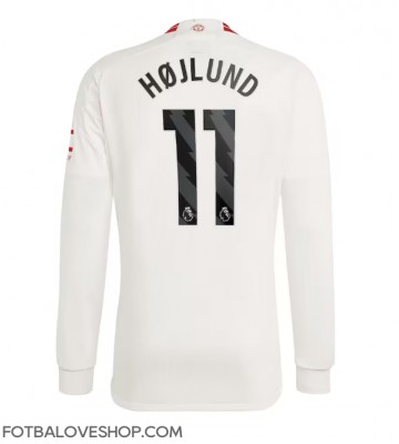 Manchester United Rasmus Hojlund #11 Alternativní Dres 2023-24 Dlouhý Rukáv