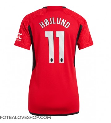 Manchester United Rasmus Hojlund #11 Dámské Domácí Dres 2023-24 Krátký Rukáv