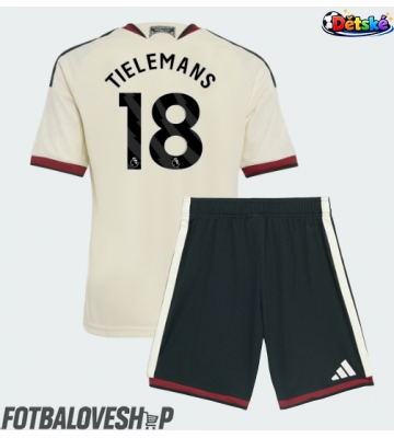Manchester United Youri Tielemans #18 Dětské Alternativní Dres 2026-27 Krátký Rukáv (+ trenýrky)