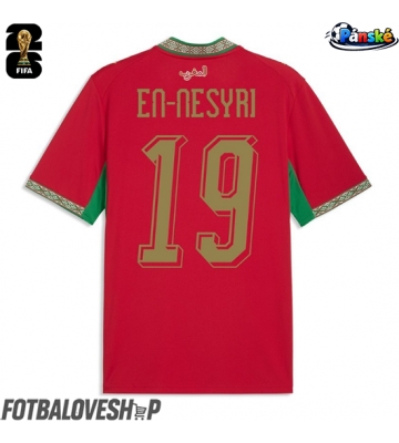 Maroko Youssef En-Nesyri #19 Domácí Dres MS 2026 Krátký Rukáv