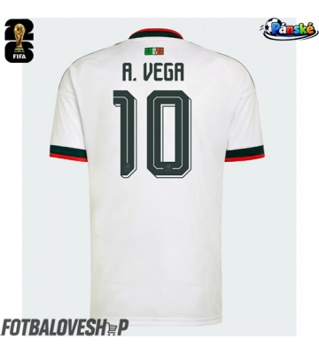 Mexiko Alexis Vega #10 Venkovní Dres MS 2026 Krátký Rukáv