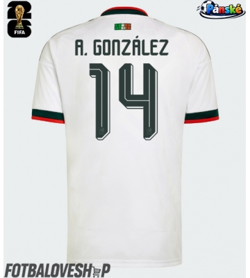 Mexiko Armando Gonzalez #14 Venkovní Dres MS 2026 Krátký Rukáv