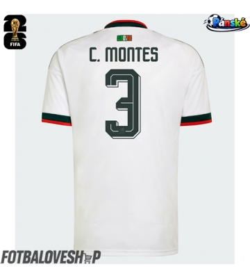 Mexiko Cesar Montes #3 Venkovní Dres MS 2026 Krátký Rukáv