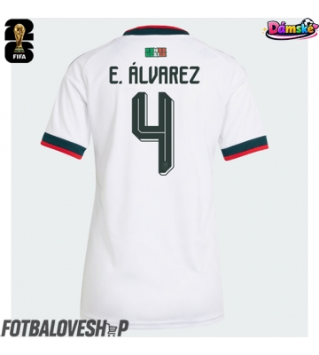 Mexiko Edson Alvarez #4 Dámské Venkovní Dres MS 2026 Krátký Rukáv
