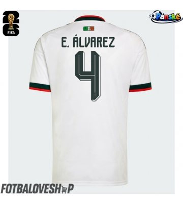 Mexiko Edson Alvarez #4 Venkovní Dres MS 2026 Krátký Rukáv