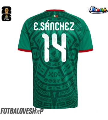 Mexiko Erick Sanchez #14 Domácí Dres MS 2026 Krátký Rukáv